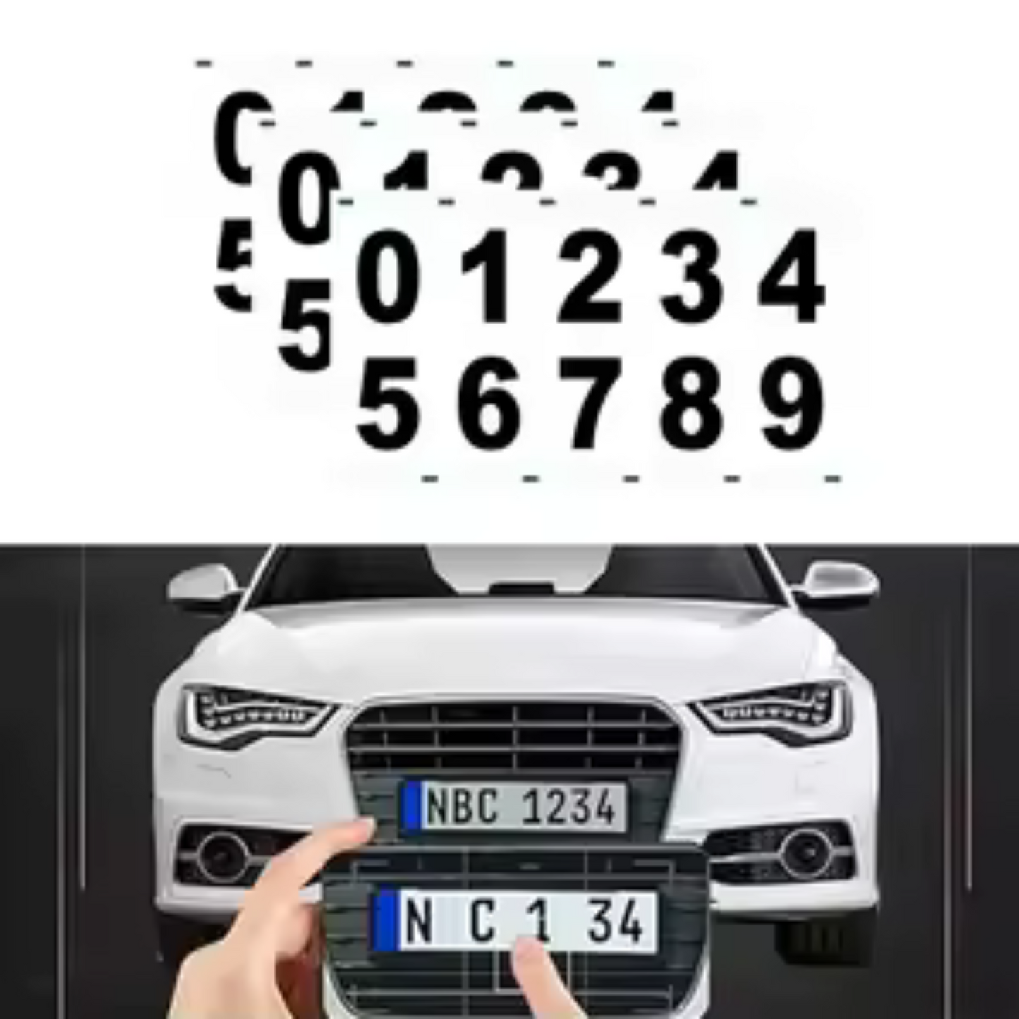 Invisible Number Plate Stickers